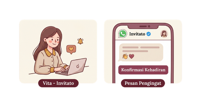 Pengingat terakhir sebelum RSVP ditutup, lengkap dengan batas waktu konfirmasi