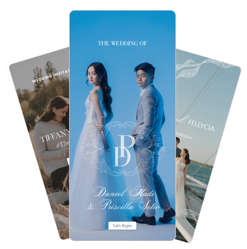 Web Minimal invitation design